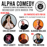 Alpha Comedy Night - 20th March 2024