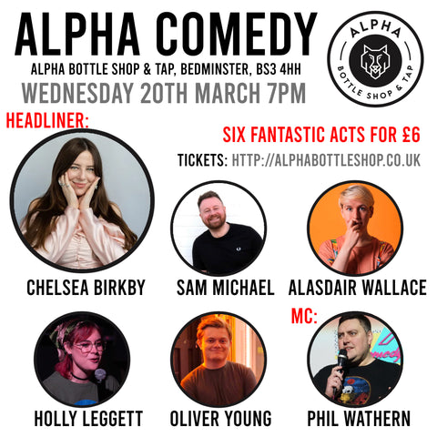 Alpha Comedy Night - 20th March 2024