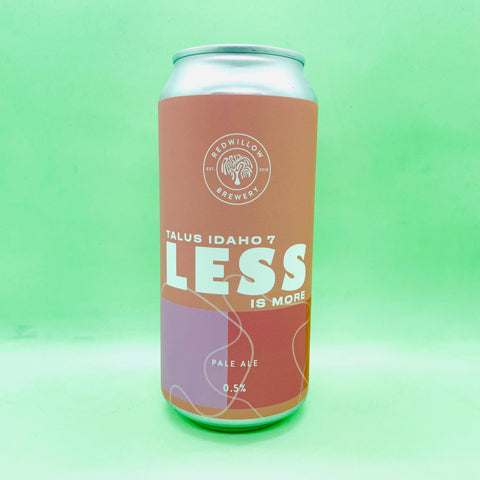 RedWillow Brewery. Less Is More [Alcohol Free] - Alpha Bottle Shop & Tap