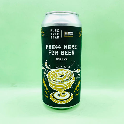 Electric Bear Brewing Co. Press Here For Beer [NE IPA] - Alpha Bottle Shop & Tap