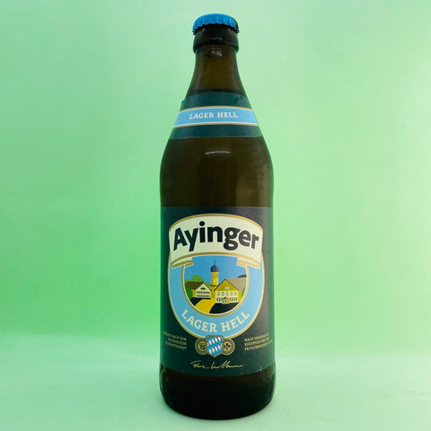 Ayinger Privatbrauerei. Lager Hell [Lager] - Alpha Bottle Shop & Tap